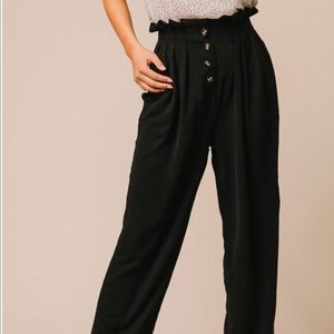 Bohmë Black button top pant